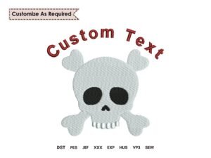 Skull And Crossbones Designs for Embroidery Machines