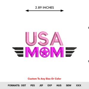 Mother's Day Machine Embroidery Design - Color Chart