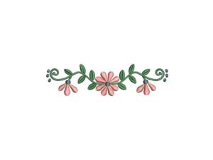Flower Design Machine Embroidery Pattern