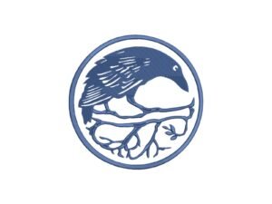 Raven Crow Embroidery Pattern for Machine Embroidery