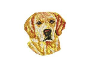 Labrador Retrievers Embroidery Pattern For Machine Embroidery