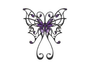 Pattern For Butterfly Machine Embroidery