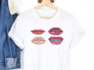 Sexy Lips Machine Embroidery Mouth Pattern