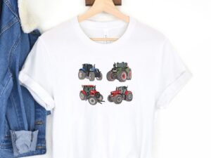Farm Tractor Machine Embroidery Pattern