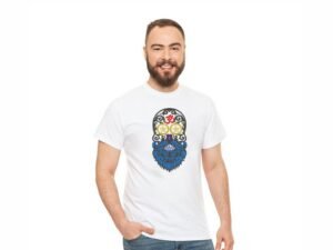 Bearded Skull Machine Embroidery Design - Mexican Skull