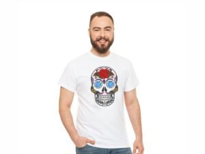 Embroidery Pattern for Skull Day Dead - Mexican Embroidery Design