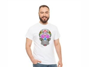 Mexican Embroidery Design - Day Of The Dead Skull Embroidery Pattern
