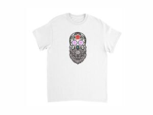 Mexican Machine Embroidery Design With Male Skull