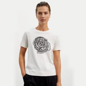 Vintage Rose Flower Machine Embroidery Pattern