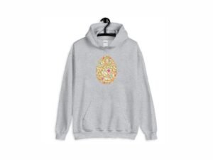 Flower Egg Baroque Machine Embroidery Pattern