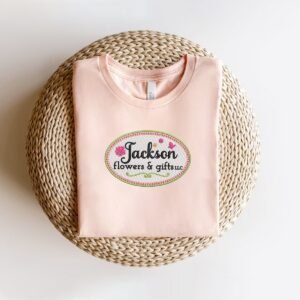 Flower Badge Machine Embroidery Pattern
