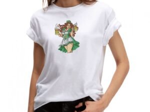 St Patrick's Day Beer Lady Embroidery Pattern