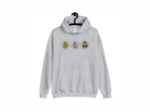 Cupcake Machine Embroidery Pattern, Spring Easter Eggs