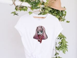 Zero Two Chibi Machine Embroidery Pattern