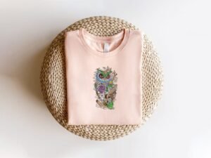 Owl Bird Machine Embroidery Design