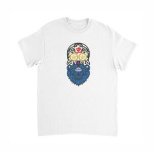Bearded Skull Machine Embroidery Design - Mexican Skull