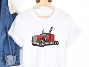 Peterbilt Cab Machine Embroidery Pattern