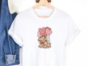 Teddy Bear Heart Machine Embroidery Pattern