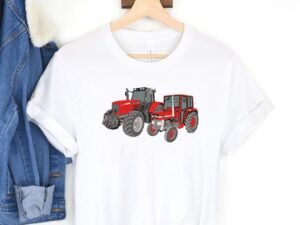 Farm Tractors Machine Embroidery Pattern