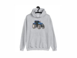 Blue Tractor Machine Embroidery Design