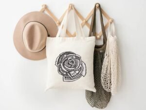 Vintage Rose Flower Machine Embroidery Pattern