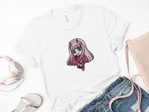 Zero Two Chibi Machine Embroidery Pattern