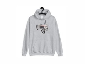 Grey Tractor Machine Embroidery Design