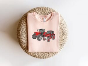 Farm Tractors Machine Embroidery Pattern
