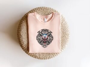 Compadre Taino Skull Machine Embroidery Pattern