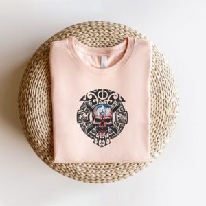 Compadre Taino Skull Machine Embroidery Pattern