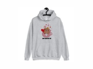 Cute Valentine Bear Machine Embroidery Pattern