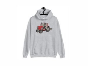Red Farm Tractor Embroidery Pattern Machine embroidery design.