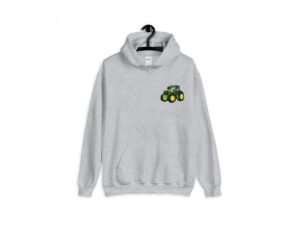 Green Tractor Machine Embroidery Design